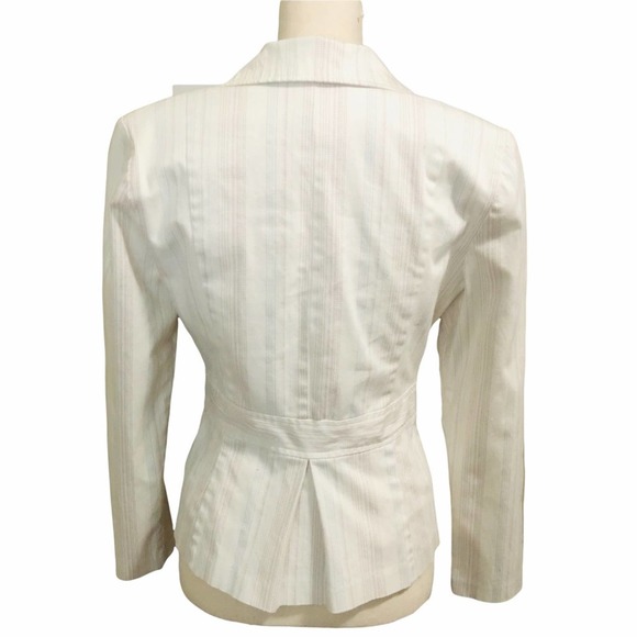 Pinstriped ,1 button, donutz, inc blazer. Jr's 7 - Picture 5 of 7